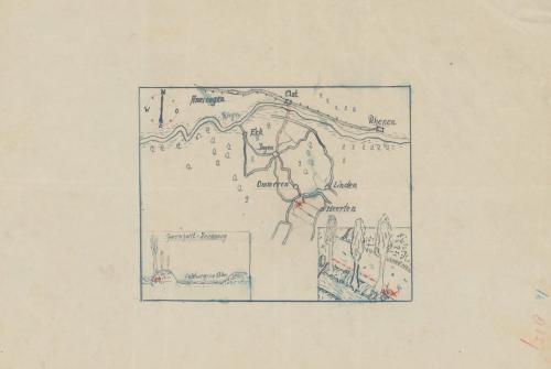 Carte au trésor dit "d'Ommeren", publiée en décembre 2022 par les Archives Nationales des Pays-Bas.(Archives Nationales des Pays-Bas / NA:01541232)